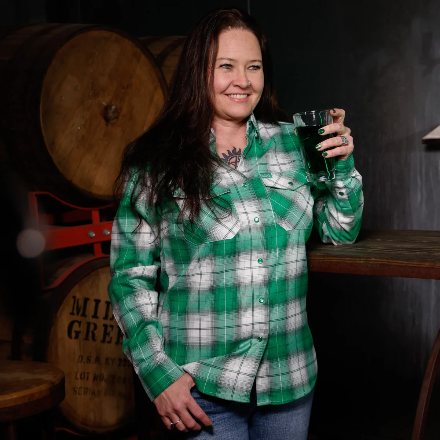 Women’s Feeling Lucky Flannel by Hales Speed Shop