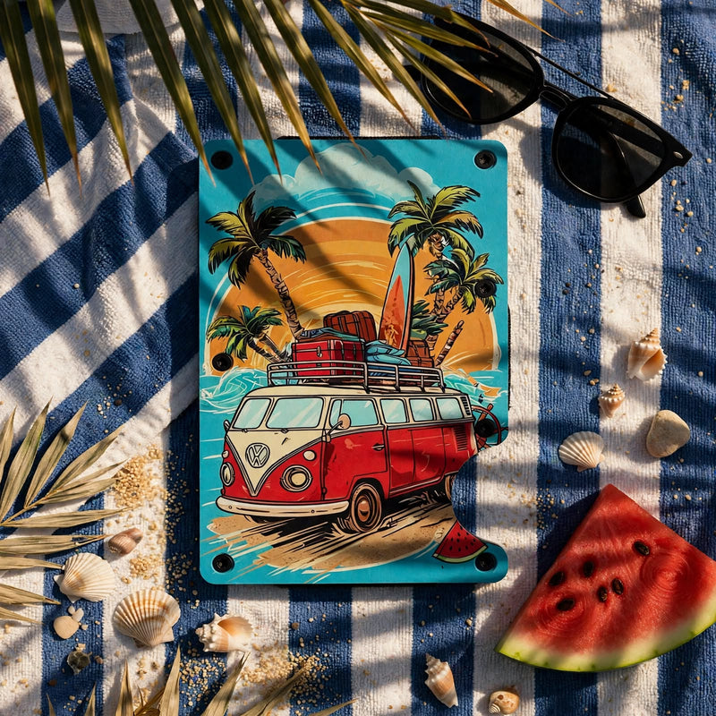 Retirement Plan – Retro Van Metal Wallet
