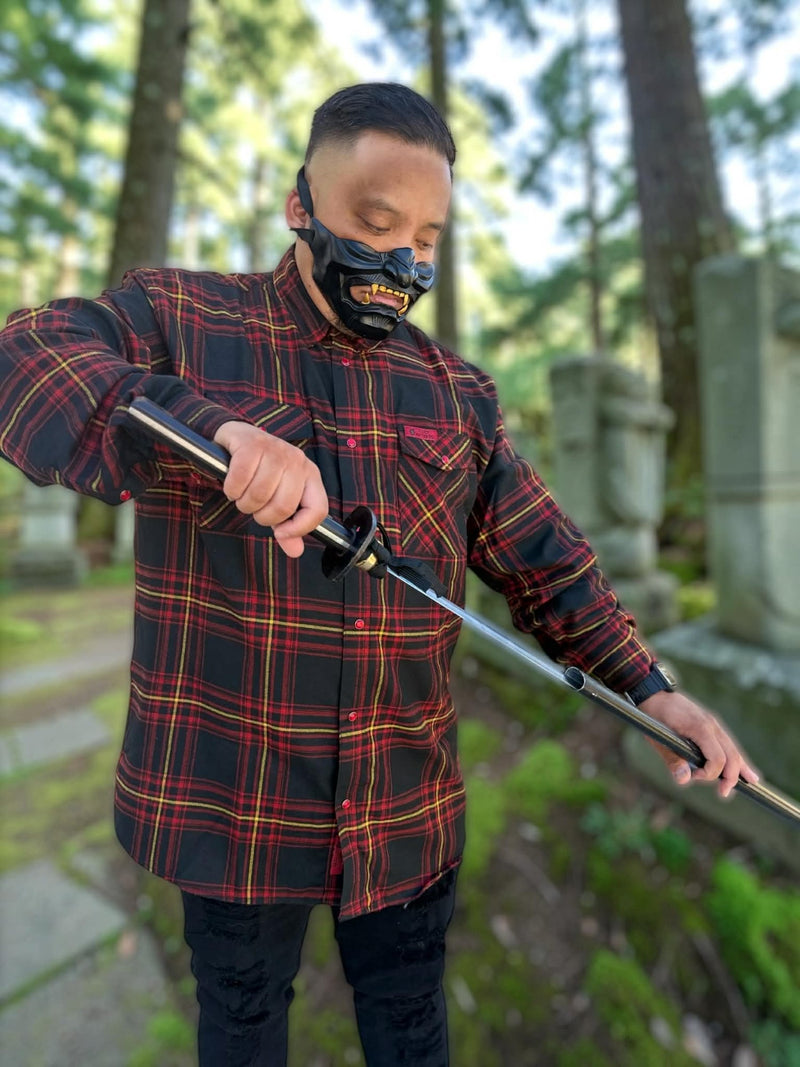 Men’s Gladhatters Hannya flannel by Divided Flannel Co.