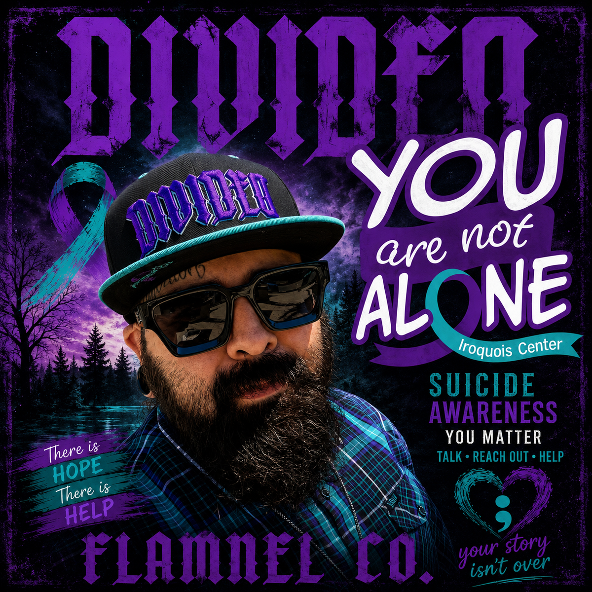 YANA You Are Not Alone collection by Divided Flannel Co.