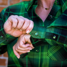 Women’s Fight The Stigma Flannel Shirt by Hales Speed Shop — additional product view
