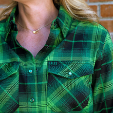 Women’s Fight The Stigma Flannel Shirt by Hales Speed Shop — additional product view