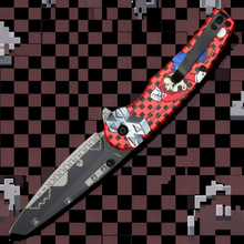 Power-Up retro pocket knife — blade detail