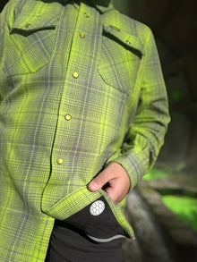 Men's Ooze Flannel Shirt by Clutch & Throttle — product detail