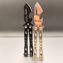 Dad Tax Flip Knife and Bottle Opener — open view