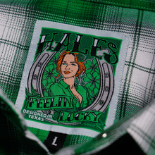 Women’s Feeling Lucky Flannel Shirt by Hales Speed Shop — additional product view