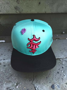G'd Up Teal Snapback by Clutch & Throttle — additional product view