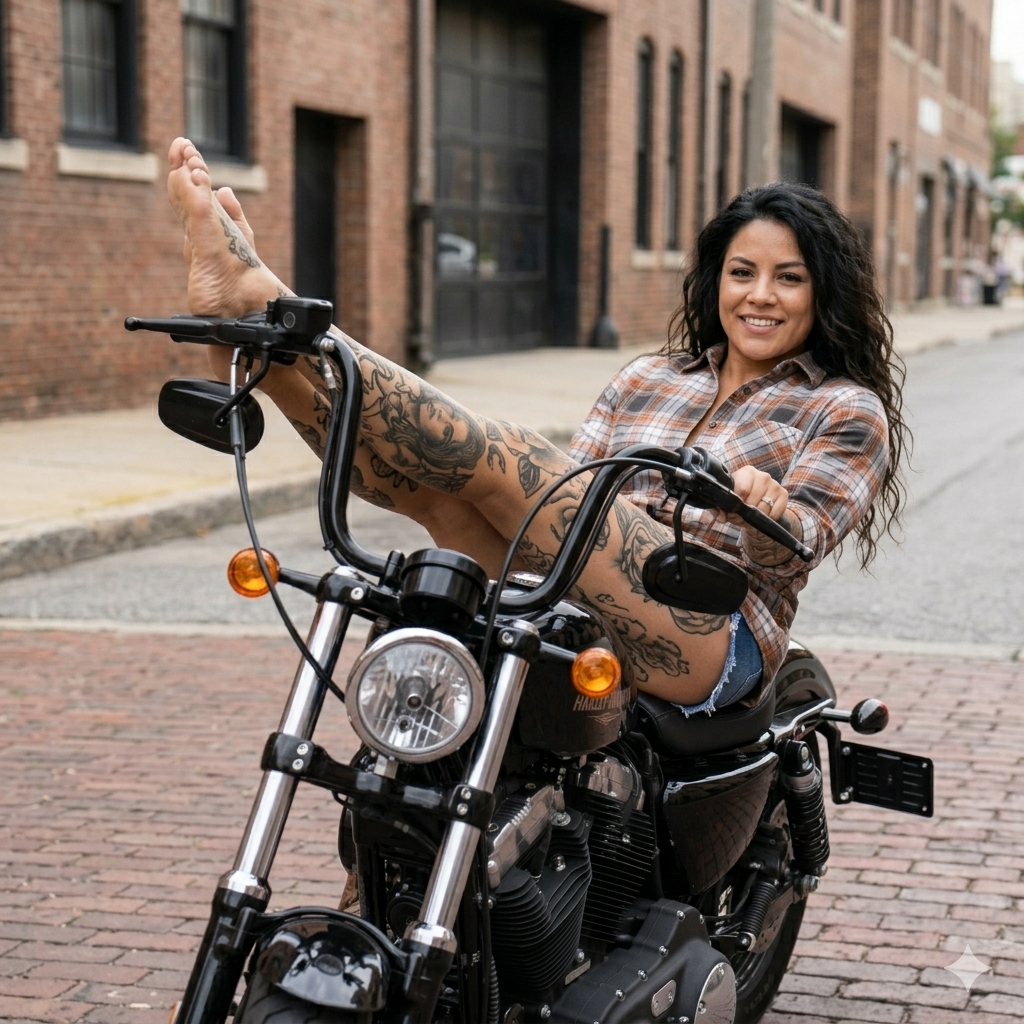 Women’s Bike Night Flannel Shirt by Hales Speed Shop — additional product view
