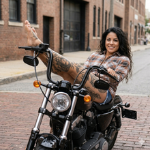 Women’s Bike Night Flannel Shirt by Hales Speed Shop — additional product view