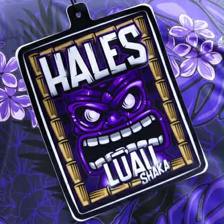 Hales Purple Luau Shaka