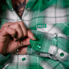Women’s Feeling Lucky Flannel Shirt by Hales Speed Shop — additional product view