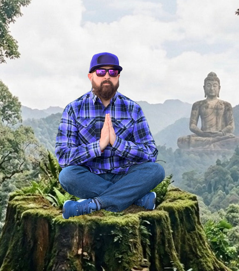 The Buddha Flannel by Divided Flannel Co.
