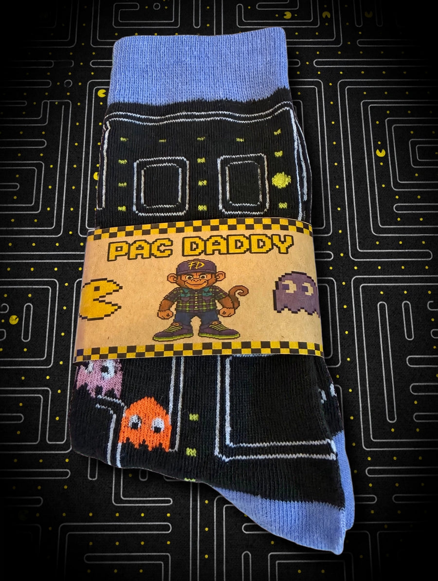 PAC DADDY Arcade Socks by Flannel Daddy