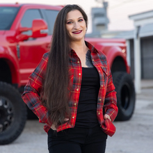 Women’s Tuefel Hunden Flannel Shirt by Hales Speed Shop — additional product view