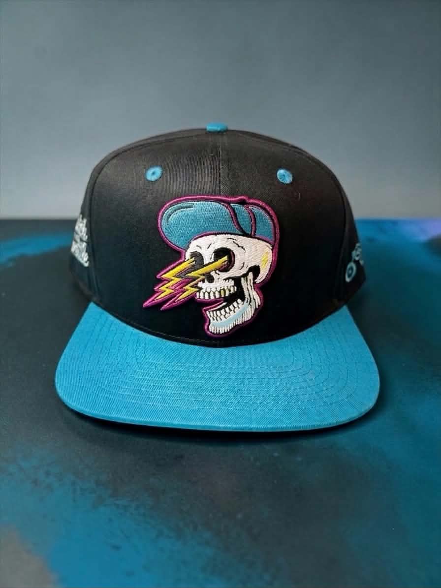 Youth Electrik Bonehead Snapback by Clutch & Throttle — additional product view