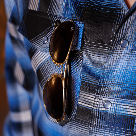 Women’s Calypso Flannel Shirt by Hales Speed Shop — additional product view
