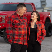 Women’s Tuefel Hunden Flannel Shirt by Hales Speed Shop — additional product view