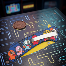 PAC-DADDY retro arcade pocket knife — handle detail