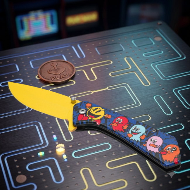 PAC-DADDY retro arcade pocket knife — additional view