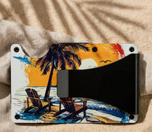 Sitting On My Assets – Beach Lounger Metal Wallet