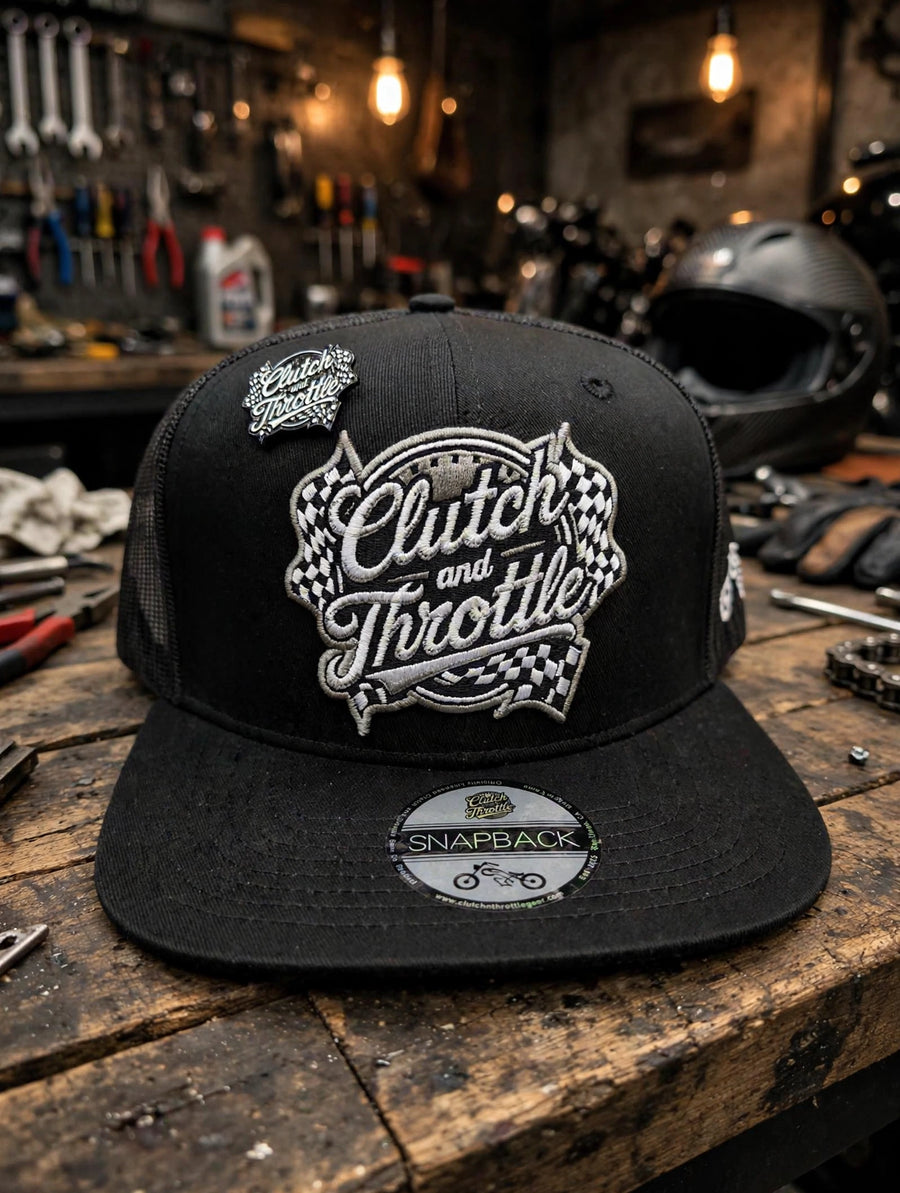 Speed Racer Mesh Snapback by Clutch & Throttle