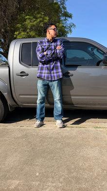 Men's Buddha Flannel Shirt by Divided Flannel Co. — additional angle