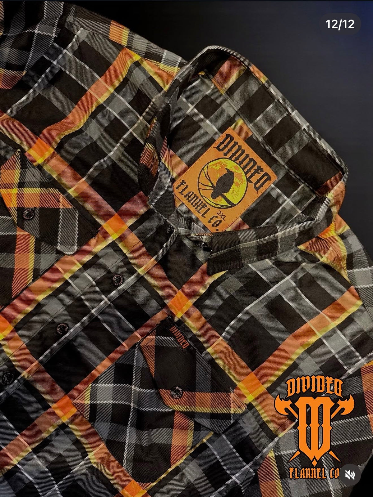 Women’s Crow Flannel Shirt by Divided Flannel Co. — additional product view