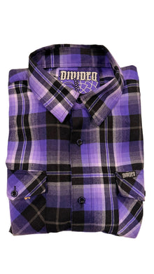 Men's Buddha Flannel Shirt by Divided Flannel Co. — shirt detail