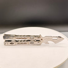 Dad Tax Flip Knife and Bottle Opener — handle detail