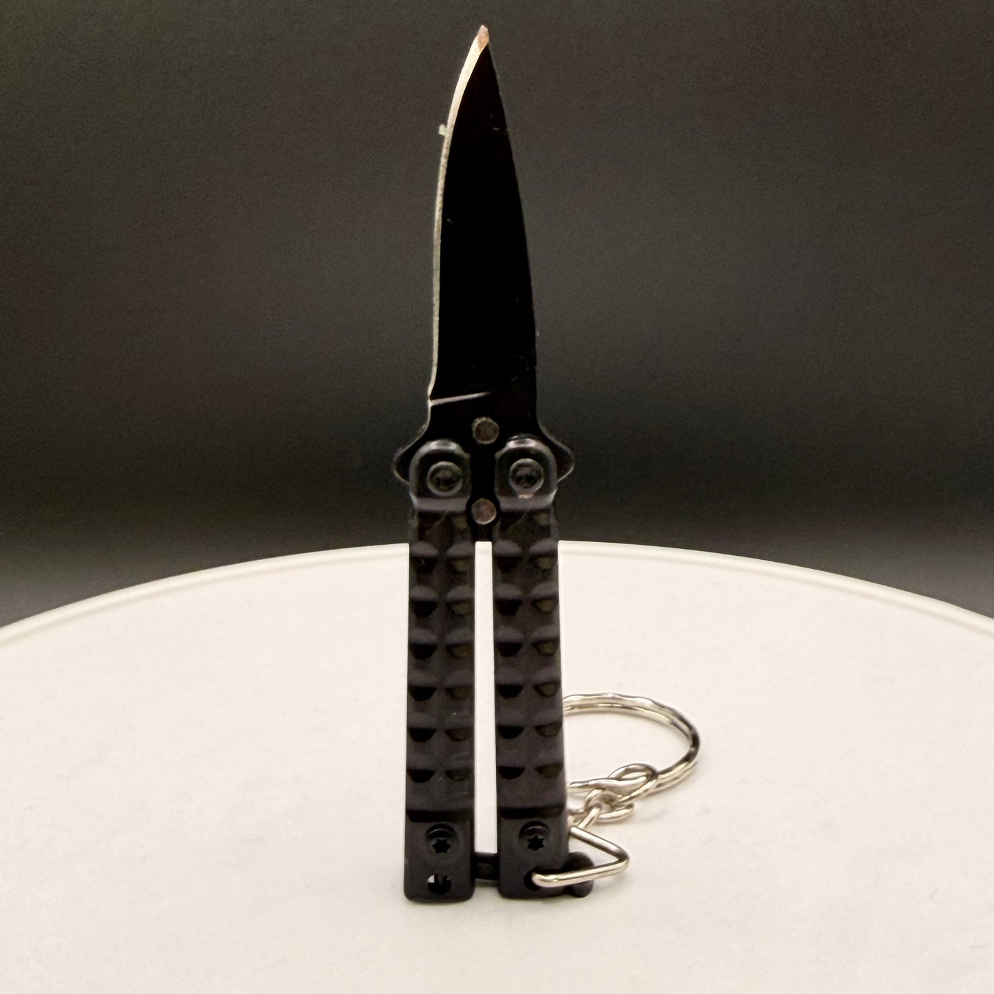 Mini Balisong Butterfly Knife Keychain