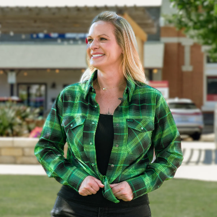 Women’s Fight The Stigma Flannel by Hales Speed Shop