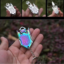 Decepti-Tool mini keychain utility knife — product view