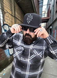 G’d Up Snapback (Black) — detail view