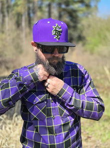 G’d Up Snapback (Purple) — alternate angle