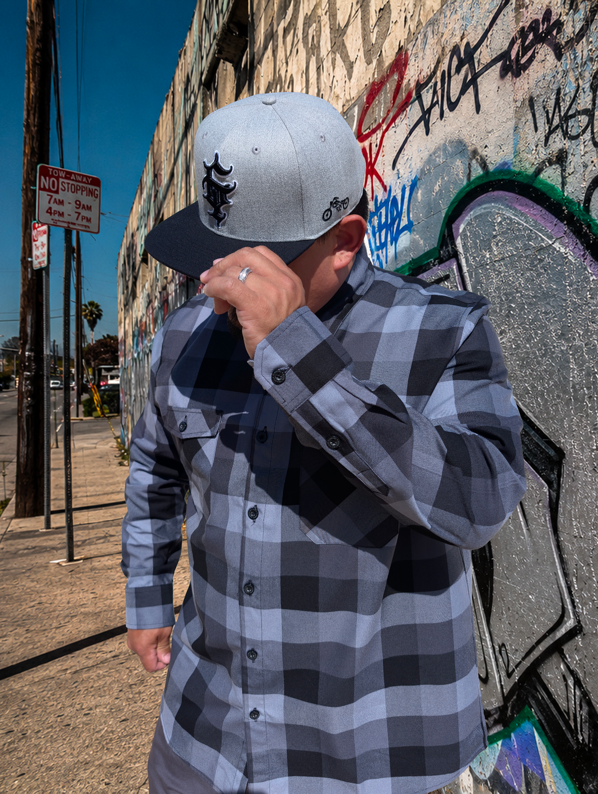 G’d Up Snapback (Gray) — additional product view