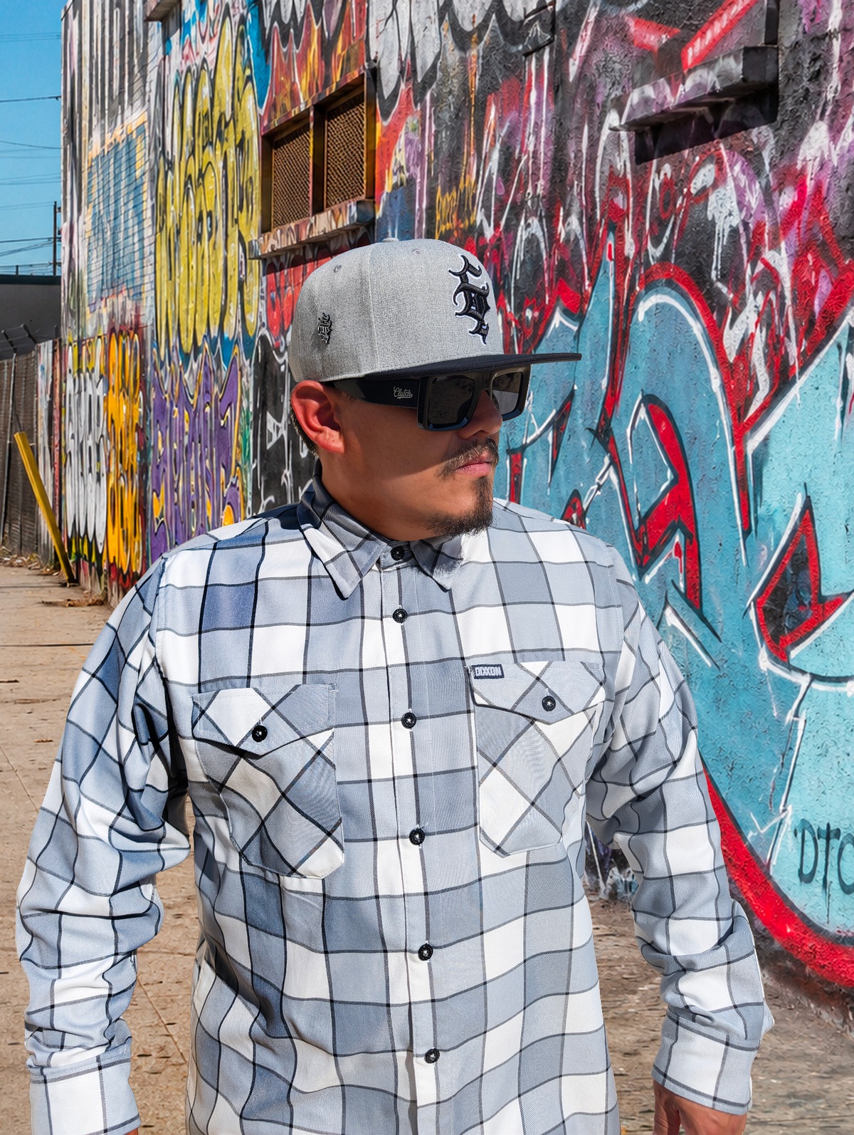 G’d Up Snapback (Gray) — detail view