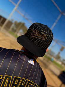 OG Slugger Black Gold Snapback by Clutch & Throttle — product detail