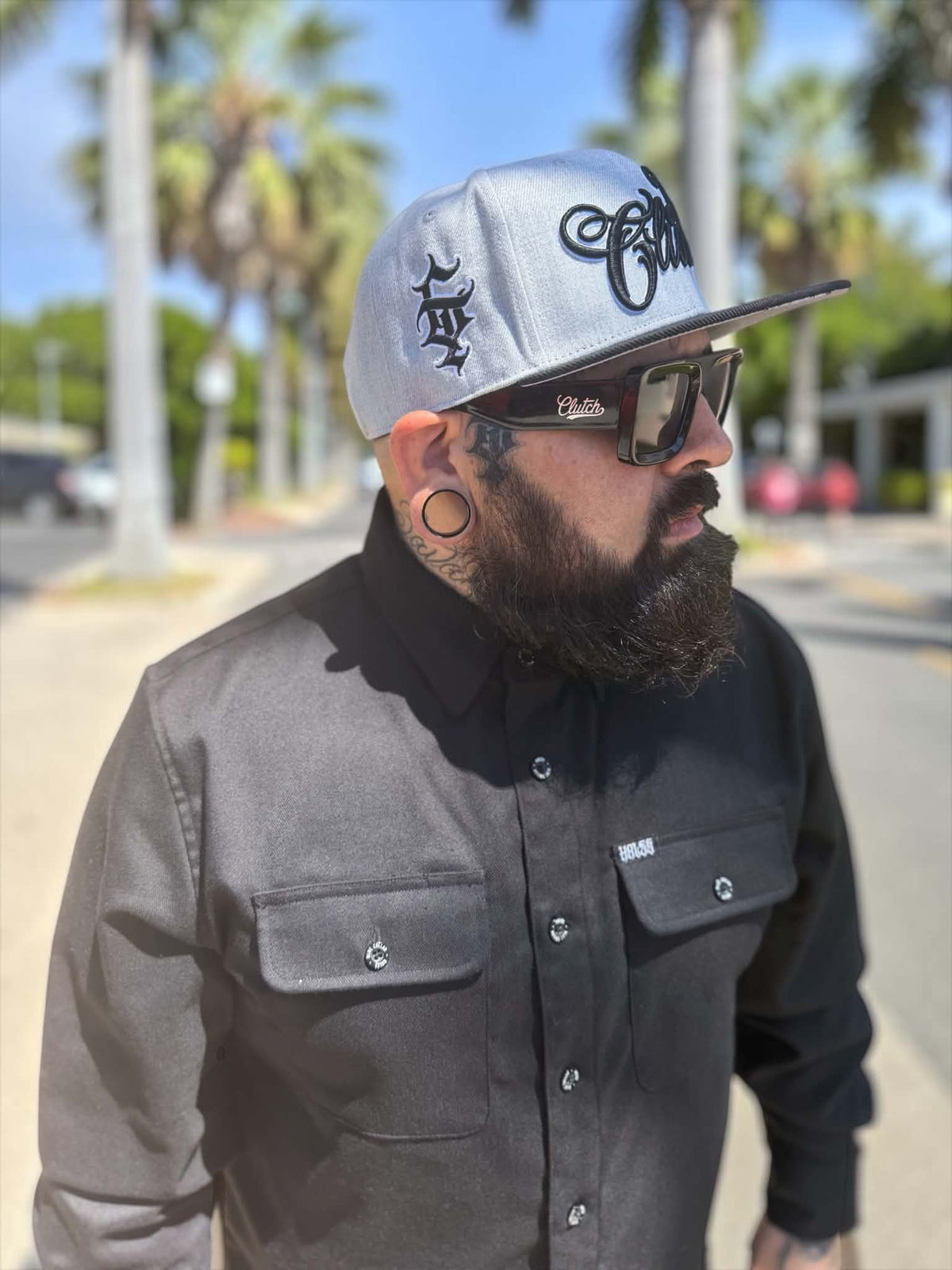 G’d Up Payasa Snapback (Gray) — alternate product angle