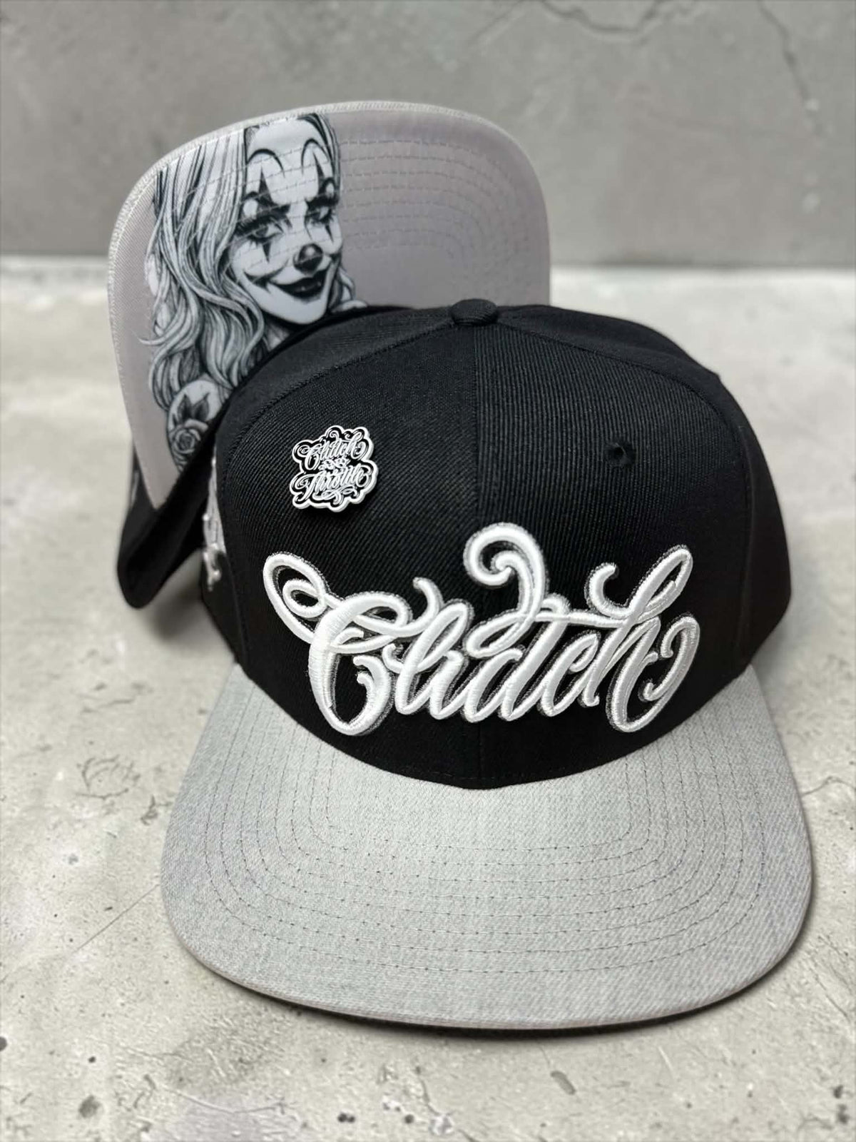 G’d Up Payasa Snapback (Gray) — detail view