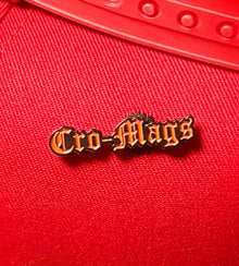 Cro-Mags enamel pin included with SnapBack