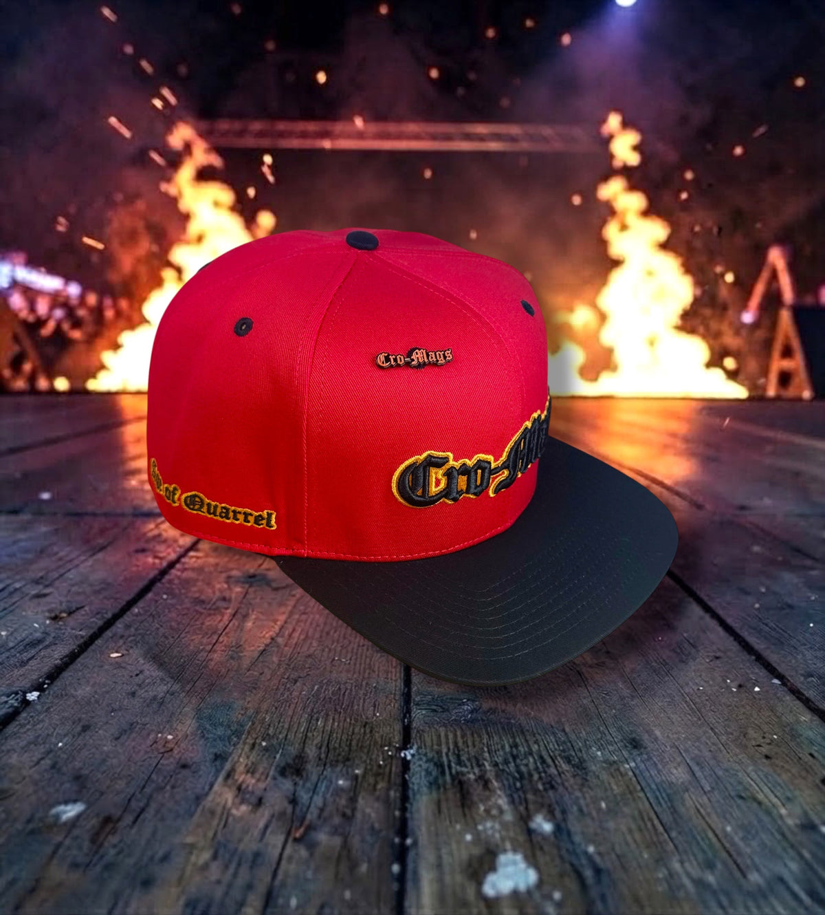 Clutch & Throttle Cro-Mags SnapBack side view