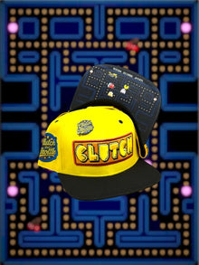 The PAC Hat with arcade maze underbrim detail